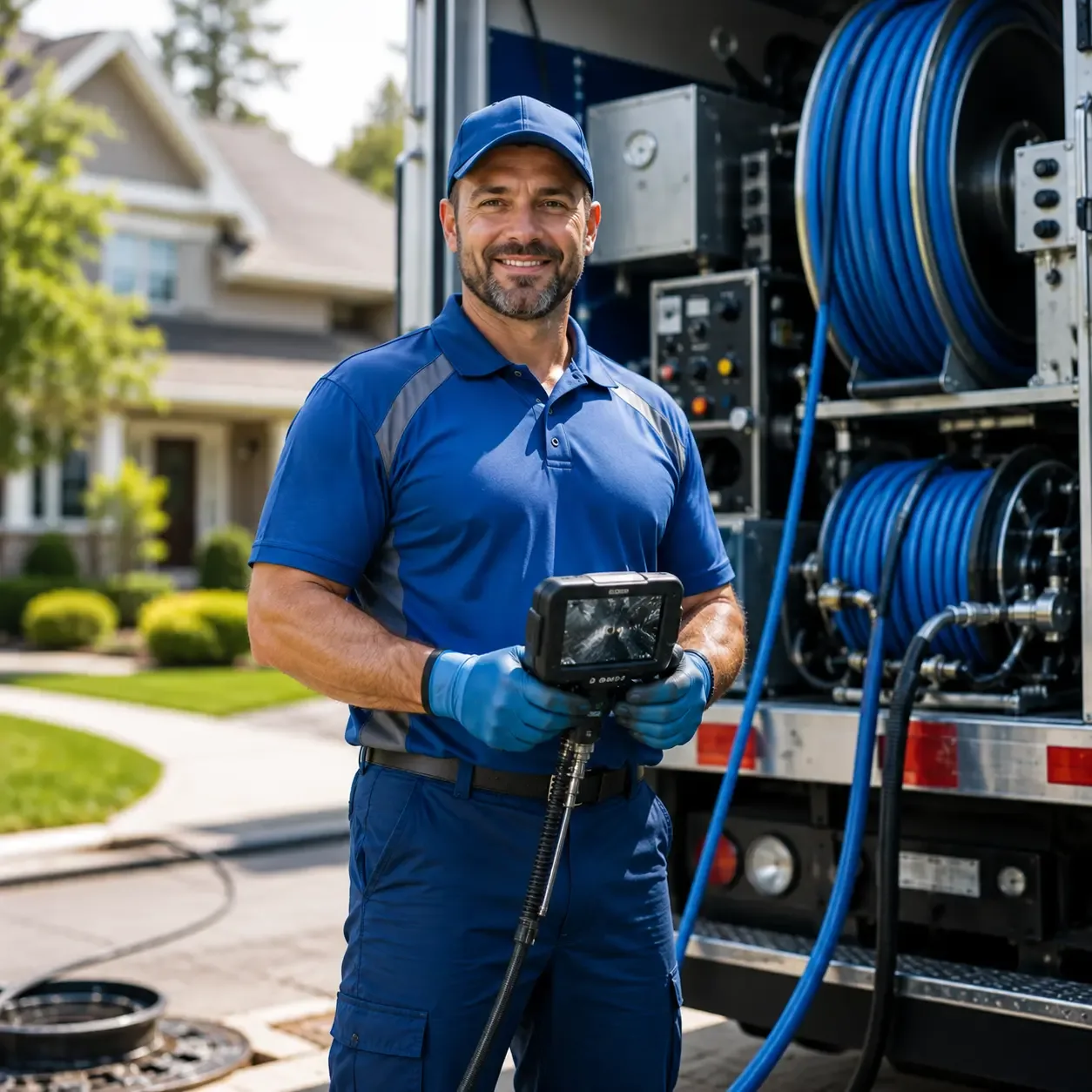 Local outdoor drain cleaning specialists in Port Jefferson, OH